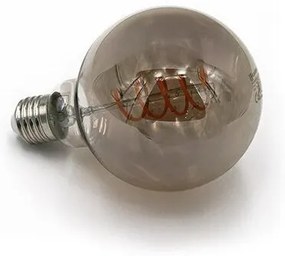 Διακοσμητική Led Λάμπα COG Spiral Globe Φ95 Smoky Ε27 6W Ντιμαριζ. Θερμό 13-279596009 Lumen-13-279596009-Γκρι 13-279596009