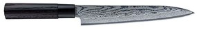 Μαχαίρι Φιλεταρίσματος Shippu Black FD-1599 21cm Από Δαμασκηνό Ατσάλι Silver-Black Tojiro Ατσάλι,Ξύλο