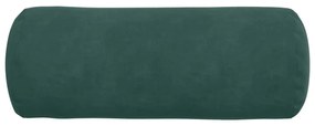 vidaXL Μαξιλάρια Στήριγμα 2 pcs Σκούρο Πράσινο Ø 15 x 40 εκ