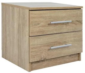 ΚΟΜΟΔΙΝΟ ΜΕΛΑΜΙΝΗΣ CHELSEA HM2220.02 SONAMA 48X40,5X41,5 εκ.
