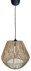 Inart Φωτιστικό Οροφής Ψάθινο Lilabel Φ25x84cm Φυσικό 313-000033