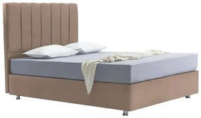 Bed Elina with Storage space Beige 90*200 cm