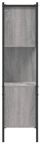 vidaXL Βιβλιοθήκη Γκρι Sonoma 72x28x109 εκ. από Επεξεργασμένο Ξύλο