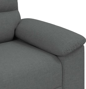 vidaXL Πολυθρόνα Σκούρο Γκρι 100x81x84 εκ. Ύφασμα
