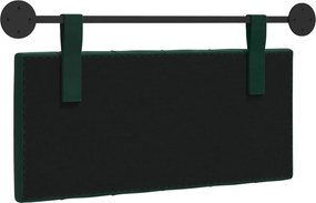 vidaXL Κρεμαστό Κεφαλάρι Σκούρο Πράσινο Βελούδο