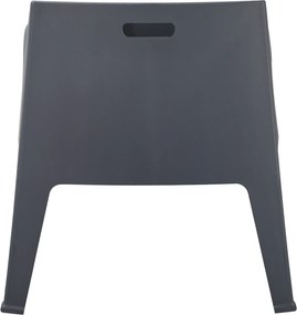 ΠΟΛΥΘΡΟΝΑ ΠΟΛΥΠΡΟΠΥΛΕΝΙΟΥ LOUNGE SLEEK HM6365.10 ΓΚΡΙ 62x68x73Υεκ.