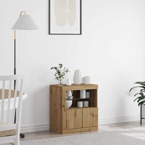 vidaXL Πλαϊνό γραφείο Καφέ 60.5 x 37 x 67 εκ Επεξεργασμένο ξύλο