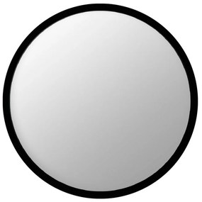 Καθρέφτης Τοίχου Glob 0228199 59x2x59cm Black Particle Board, Melamine