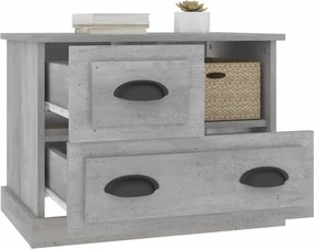 vidaXL Κομοδίνα Γκρι Σκυροδέματος 60x39x45 εκ.