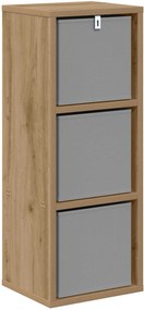 vidaXL Πλαϊνό γραφείο Artisan Oak 25,5 x 22 x 69,5 εκ