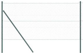 vidaXL Στύλος Περιφράξεων Γκρι 50 x 1,4 μ (50 mm πλέγμα)