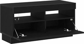 vidaXL Ντουλάπι TV Μαύρη Οξυά 80 x 35 x 40 εκ Επεξεργασμένο ξύλο