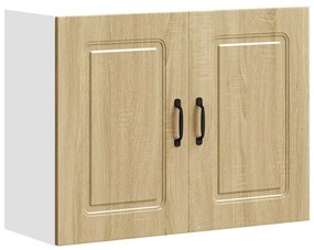 ντουλάπι τοίχου κουζίνας "Kalmar" Sonoma Oak Engineered Wood - Καφέ