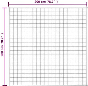 vidaXL Κουβέρτα Βαρύτητας Μπλε 200 x 200 εκ. 13 κ. Υφασμάτινη