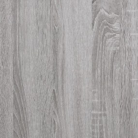 Παγκάκι Αποθήκευσης Γκρι Sonoma 42x42x45 εκ. Επεξεργασμένο Ξύλο - Γκρι