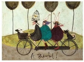 Εκτύπωση τέχνης Sam Toft - A Bikeful!