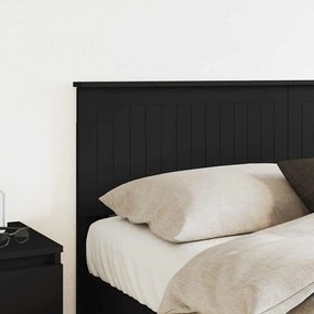 vidaXL Κεφαλάρι Μαύρη Οξυά 150 cm Επεξεργασμένο ξύλο
