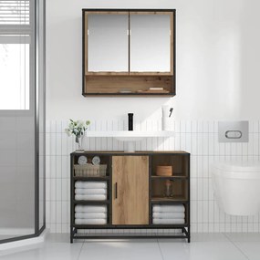 vidaXL Ράφι Τοίχου Artisan Oak 65 x 20 x 60 εκ