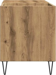 vidaXL Δισκοθήκη Δρυς τεχνίτης 84,5x38x48 εκ. από Επεξεργασμένο Ξύλο