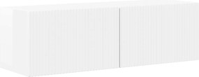 vidaXL Ντουλάπι TV 8 pcs Υψηλής γυαλάδας λευκό
