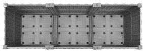 vidaXL Ζαρντινιέρα 120 x 40 x 38 εκ. από Πολυπροπυλένιο