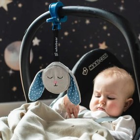 Βοήθημα ύπνου WHISBEAR HUMMING BUNNY Grey ΜΕ ΡΟΖ ΗΧΟΥΣ &amp; ΚΛΙΠ