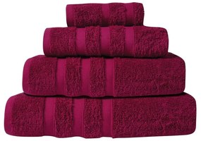 Πετσέτα Prestige 1168 Plum Das Home Body 90x160cm 100% Βαμβάκι