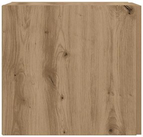 vidaXL Έπιπλο Τοίχου Μασίφ Δρυός 30x42.5x40 εκ. Κατασκευασμένο Ξύλο
