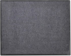 vidaXL Πατάκι Πόρτας Γκρι 90 x 120 εκ. από PVC