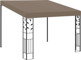 vidaXL Κιόσκι Επιτοίχιο Taupe 3 x 3 x 2,5 μ.
