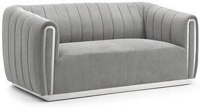 SANTORINI 2 SOFA GRAY TAP.198 / SILVER DIOMMI SANTORINI2SSZ