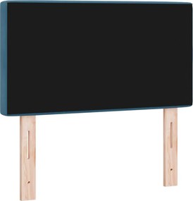 vidaXL Κεφαλάρι Σκούρο Μπλε 80 cm Βελούδο