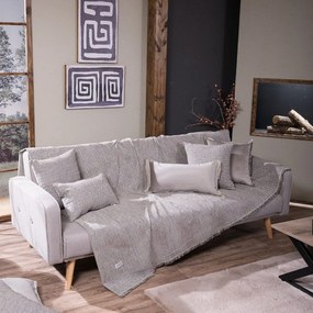 Ριχτάρι Lancaster 07 Greige Teoran Διθέσιο 180x250cm Cotton-Acrylic