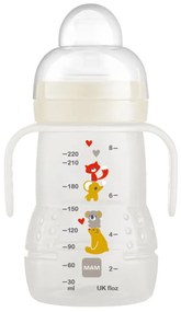 Μπιμπερό Μετάβασης Trainer+ Better Together 450U 220ml 4+ Μηνών Cream Mam 220ml Silicon,Plastic