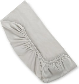 JERSEY FITTED SHEET 60/120+15 GREY
