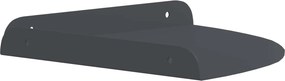 vidaXL Floating Ράφι Γωνίας 2 τμχ. Ανθρακί 24 x 24 x 2 εκ