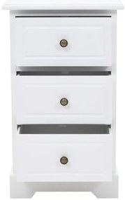 vidaXL Κομοδίνο 35 x 32 x 59 εκ. από MDF και Ξύλο Πεύκου