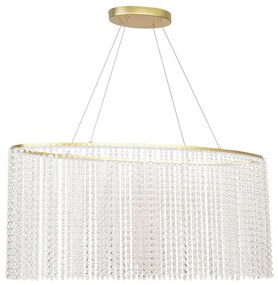 Φωτιστικό Οροφής Κρεμαστό Sol 4306300 LED 38W 2350Lm 90x141,5cm Gold Viokef