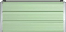 vidaXL Γλάστρα Παστέλ Πράσινο 100 x 50 x 45 cm Επικαλυμμένος Χάλυβας