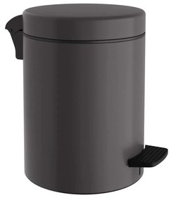 Κάδος Απορριμμάτων Μπάνιου (Φ20x28) Pam & Co 5lt 96 Anthracite Matte