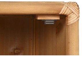 Βοηθητικό Τραπέζι Home ESPRIT Ανοιχτό καφέ