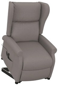 vidaXL Πολυθρόνα με Ανύψωση Taupe Υφασμάτινη