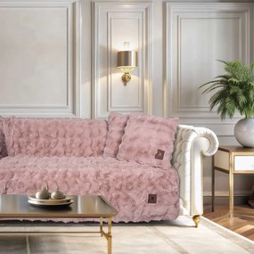 Ριχτάρι Γούνινο Faux Fur Τριθέσιος 180x300εκ. Premium 3945 Nude Greenwich Polo Club