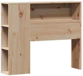 vidaXL Κρεβάτι Βιβλιοθήκη Χωρίς Στρώμα 90x200 εκ Μασίφ Ξύλο Πεύκου