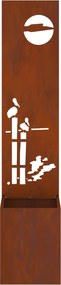 vidaXL Οθόνη Ιδιωτικότητας Κήπου Σκ rusty 32 x 150 εκ