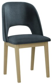 Καρέκλα Victorville 333, Γκρι, Sonoma οξιά, 82x45x45cm, 6 kg, Ταπισερί, Ξύλινα, Ξύλο: Οξιά | Epipla1.gr