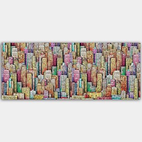 Πίνακας Καμβάς 451ERN1170 120x50cm Multi Wallity Οριζόντιοι Ξύλο, Καμβάς