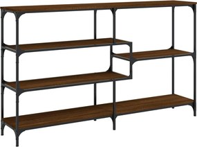 vidaXL Τραπέζι Κονσόλα Καφέ Δρυς 160x32x95 εκ. Επεξεργασμένο Ξύλο