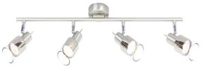 Φωτιστικό Οροφής - Σποτ MC6564 4ΧGU10 Platinum Nickel Aca Decor Metal