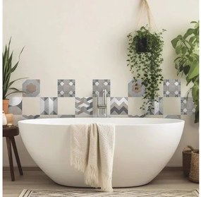 Πλακάκια Διακόσμησης Κουζίνας - Μπάνιου Geometric Tiles 31322 Ango-31322-Γκρι 31322
